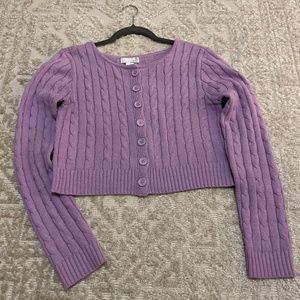 Ten Sixty Sherman Cardigan lilac Sweater
